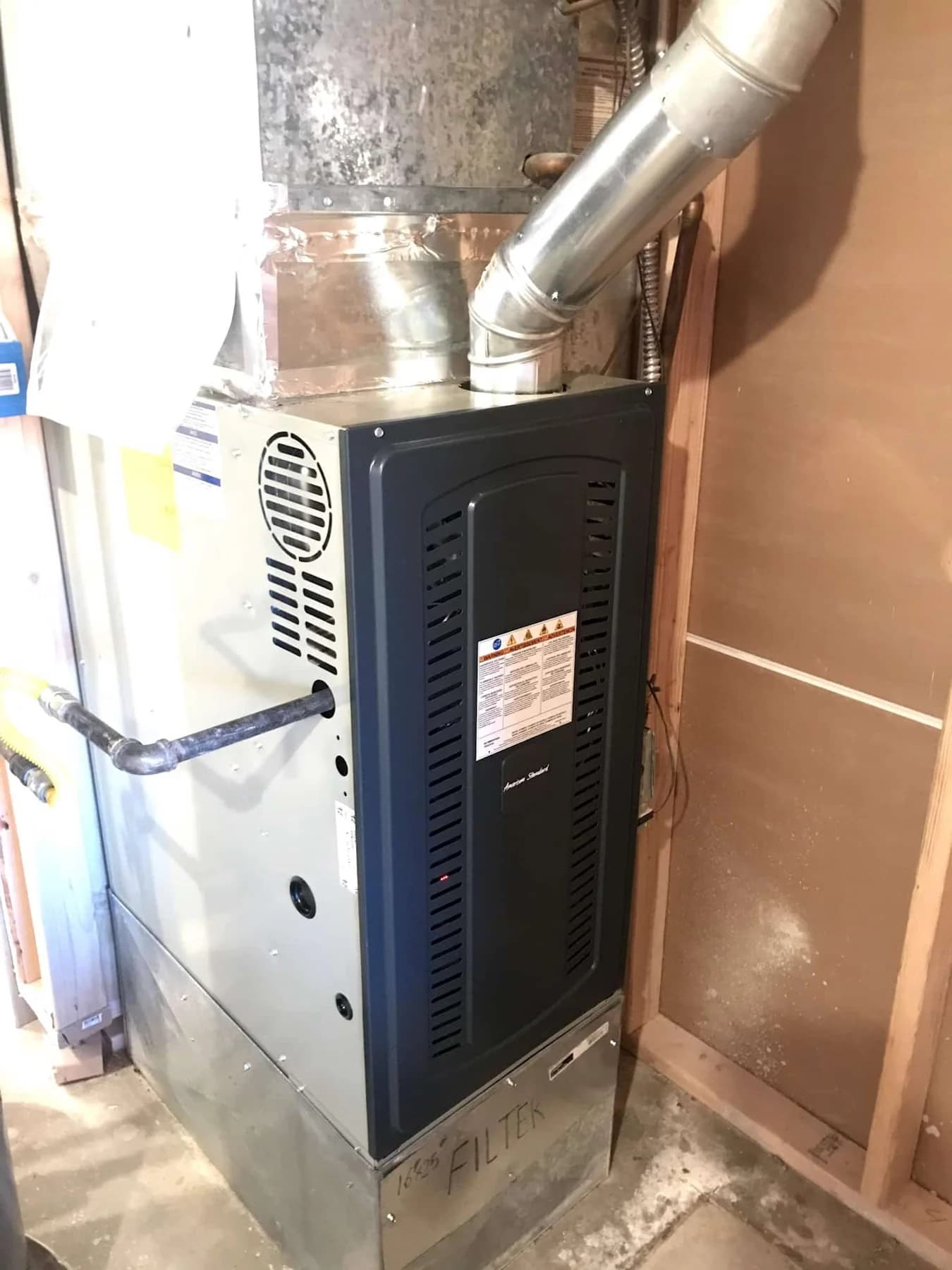 american standard furnace filter written base